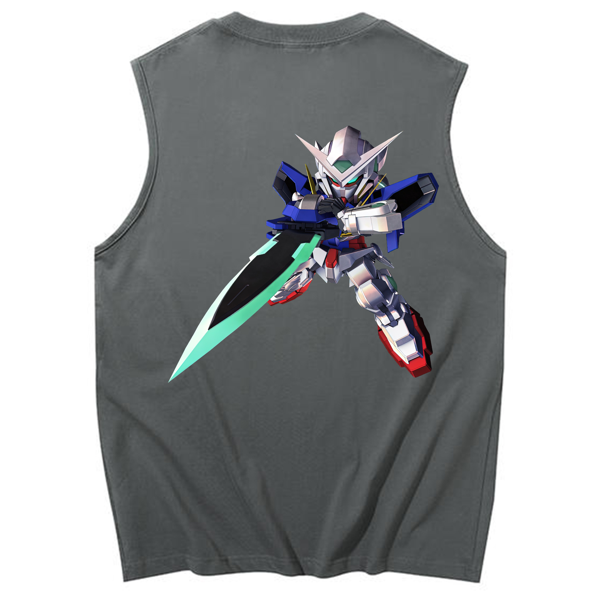 （画像用） 機動戦士ガンダム Mobile Suit Gundam コットン100％タンクトップ（背面プリント）